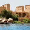 Philae Temple beside the Nile near Aswan